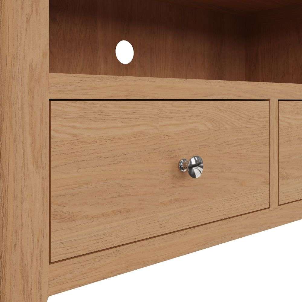 Bergen Oak Small TV Unit