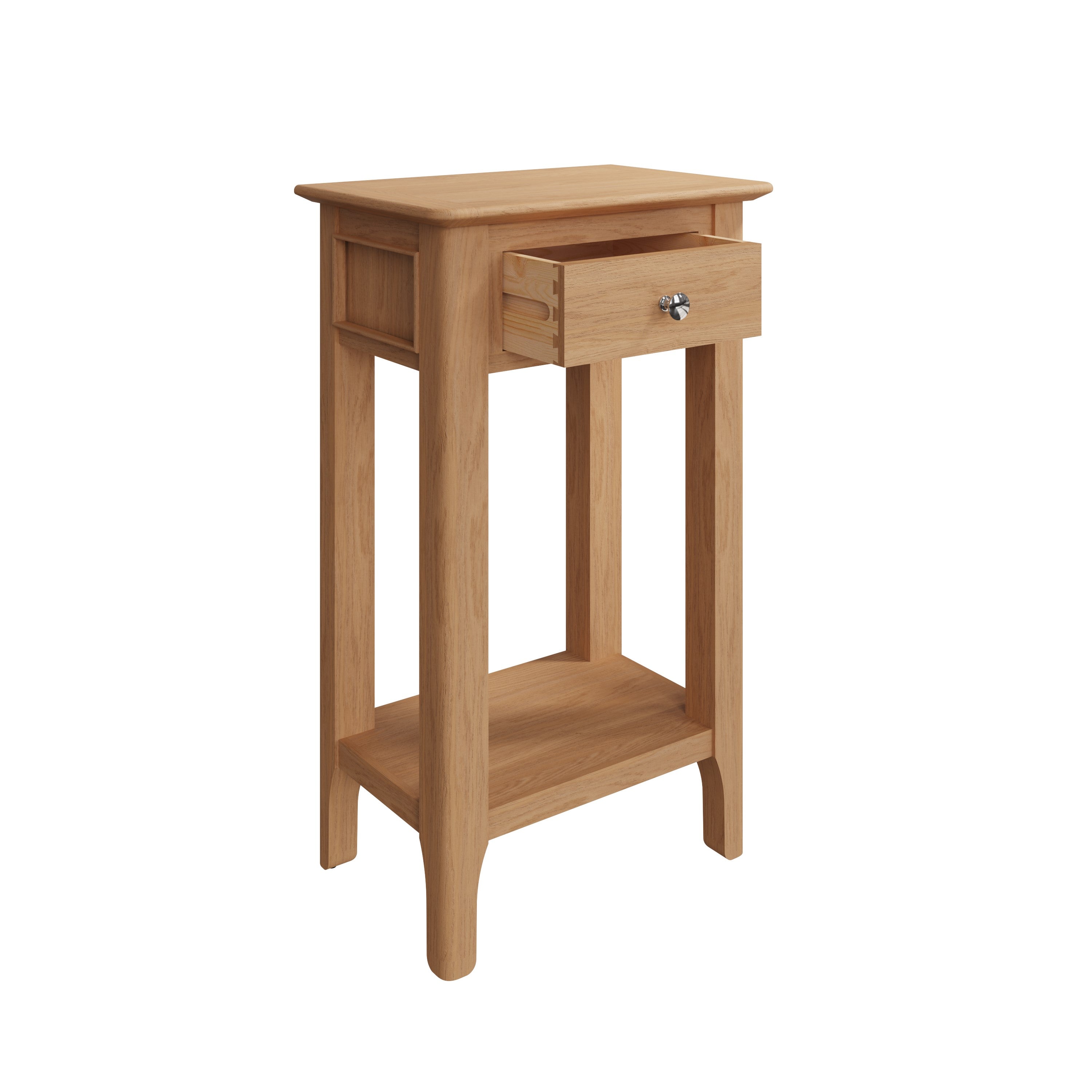 Bergen Oak Telephone Table
