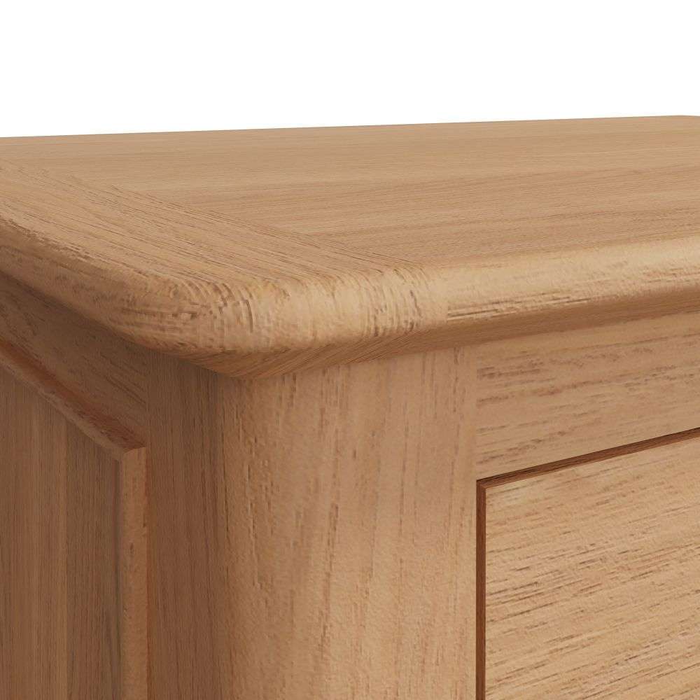 Bergen Oak Extra Large Bedside Table