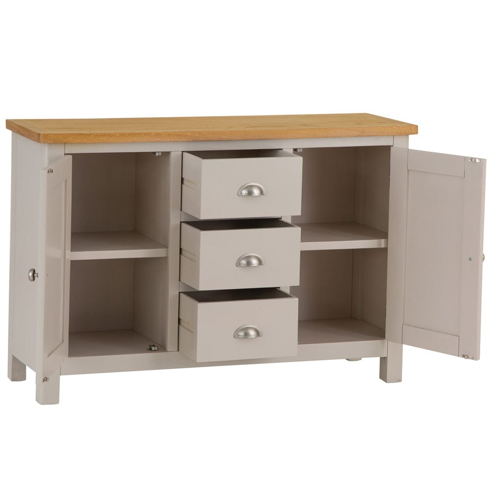 Rutland Painted Oak 2 Door 3 Drawer Large Sideboard