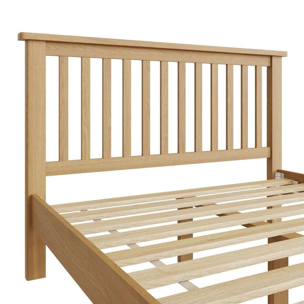Rutland Oak Double Bed Frame