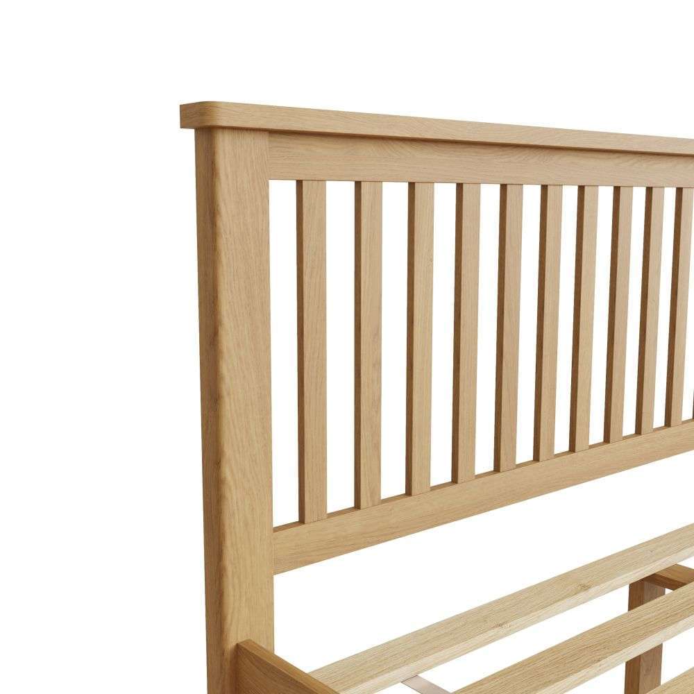 Rutland Oak King Size Bed Frame