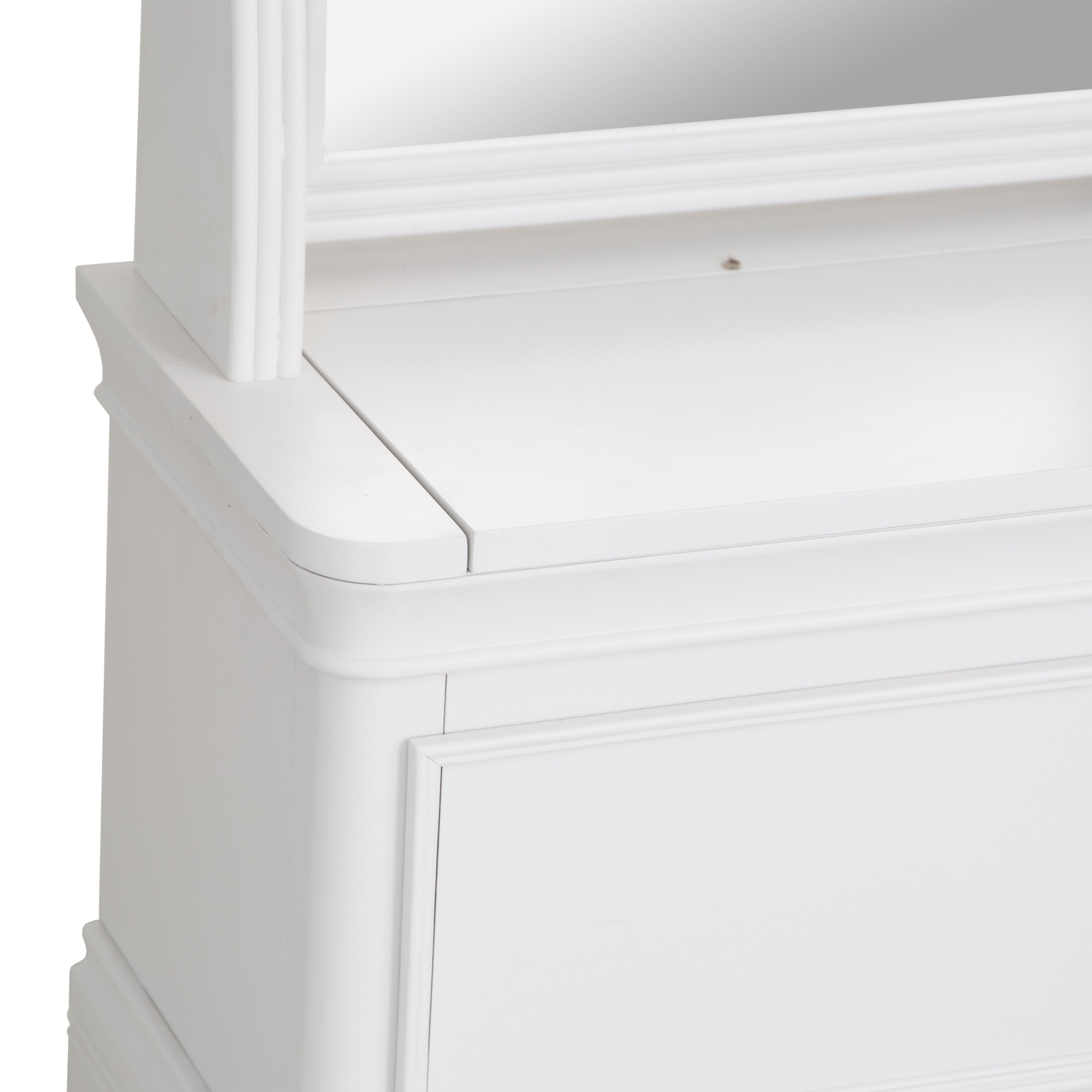 Foxton White Painted Cheval Mirror