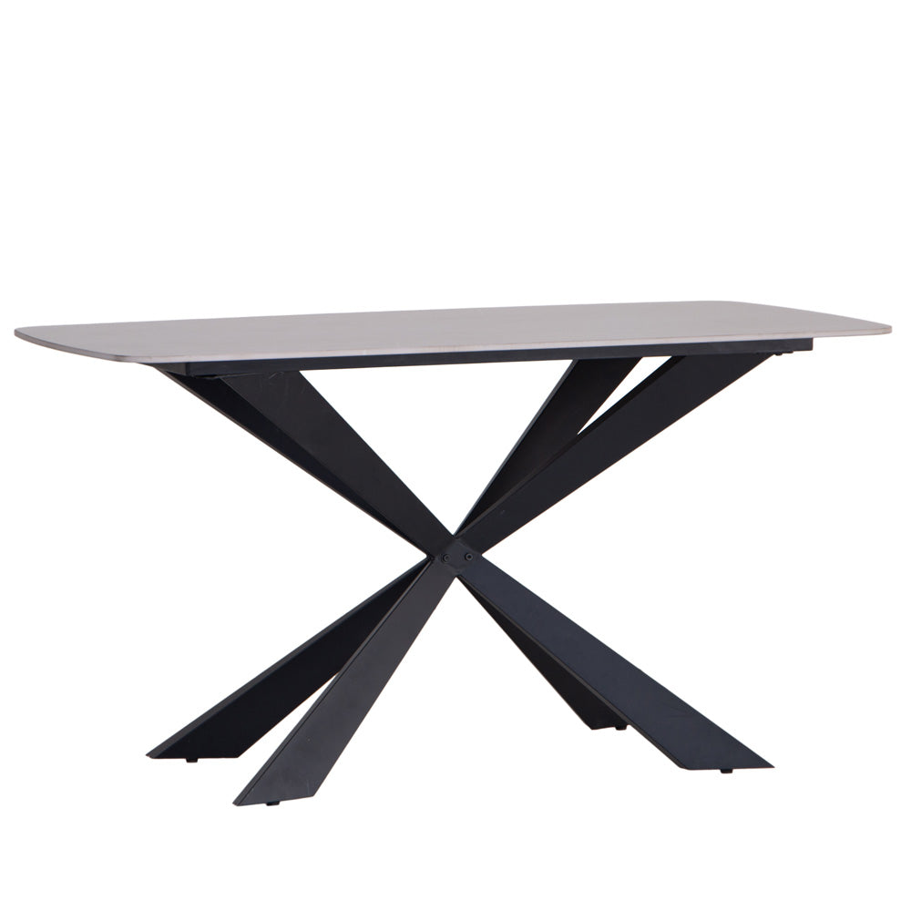 Stanwick Sintered Stone 1.4m Grey Dining Table