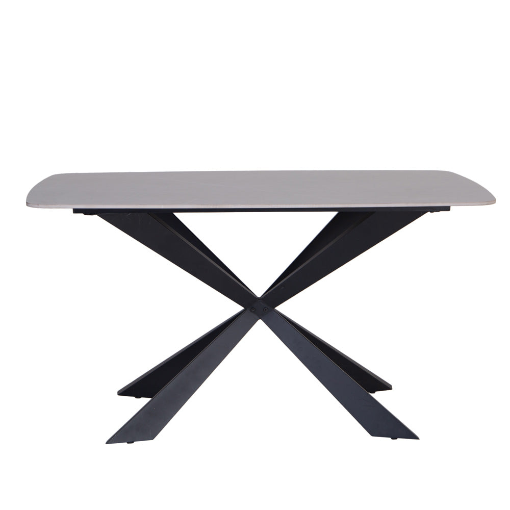 Stanwick Sintered Stone 1.4m Grey Dining Table