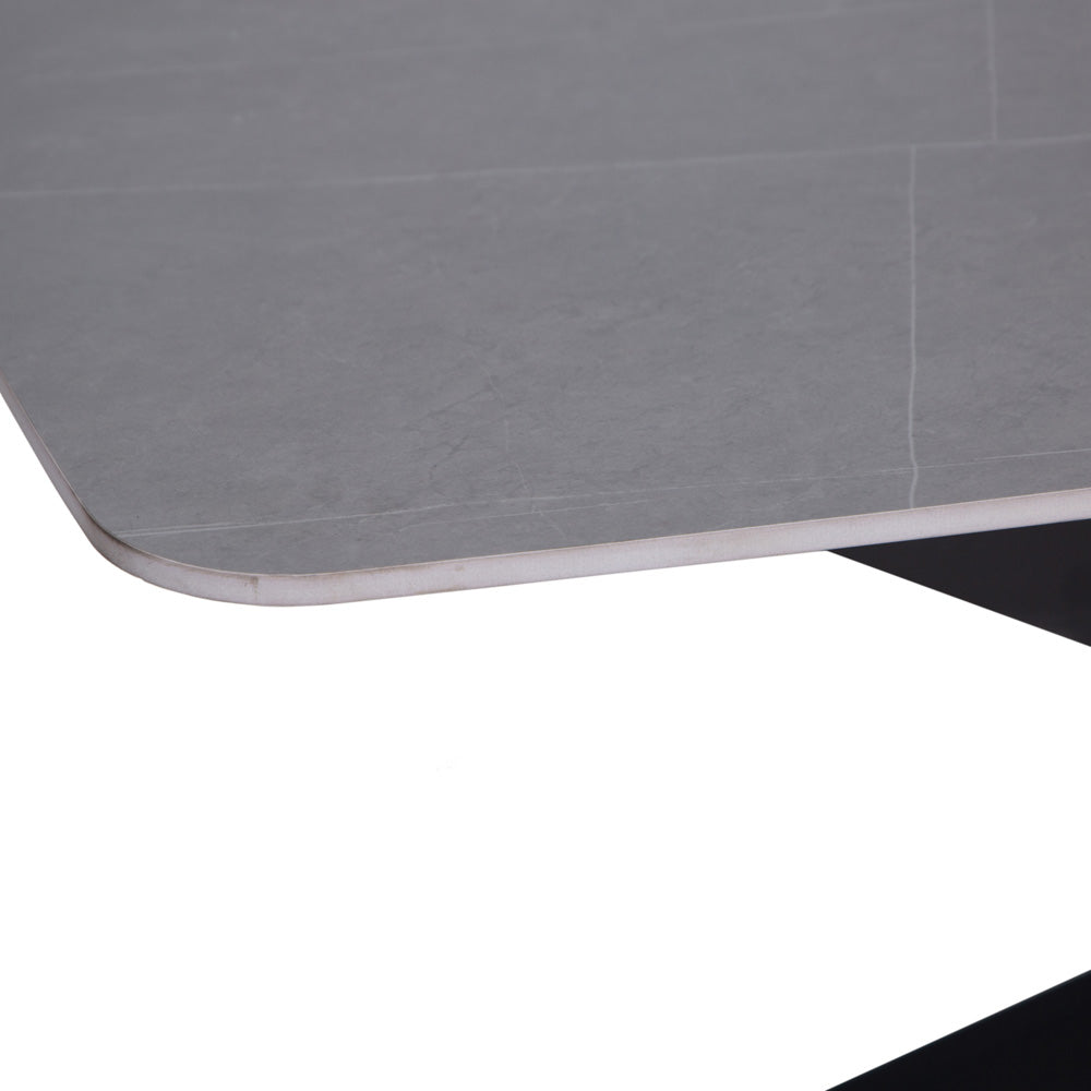 Stanwick Sintered Stone 1.4m Grey Dining Table