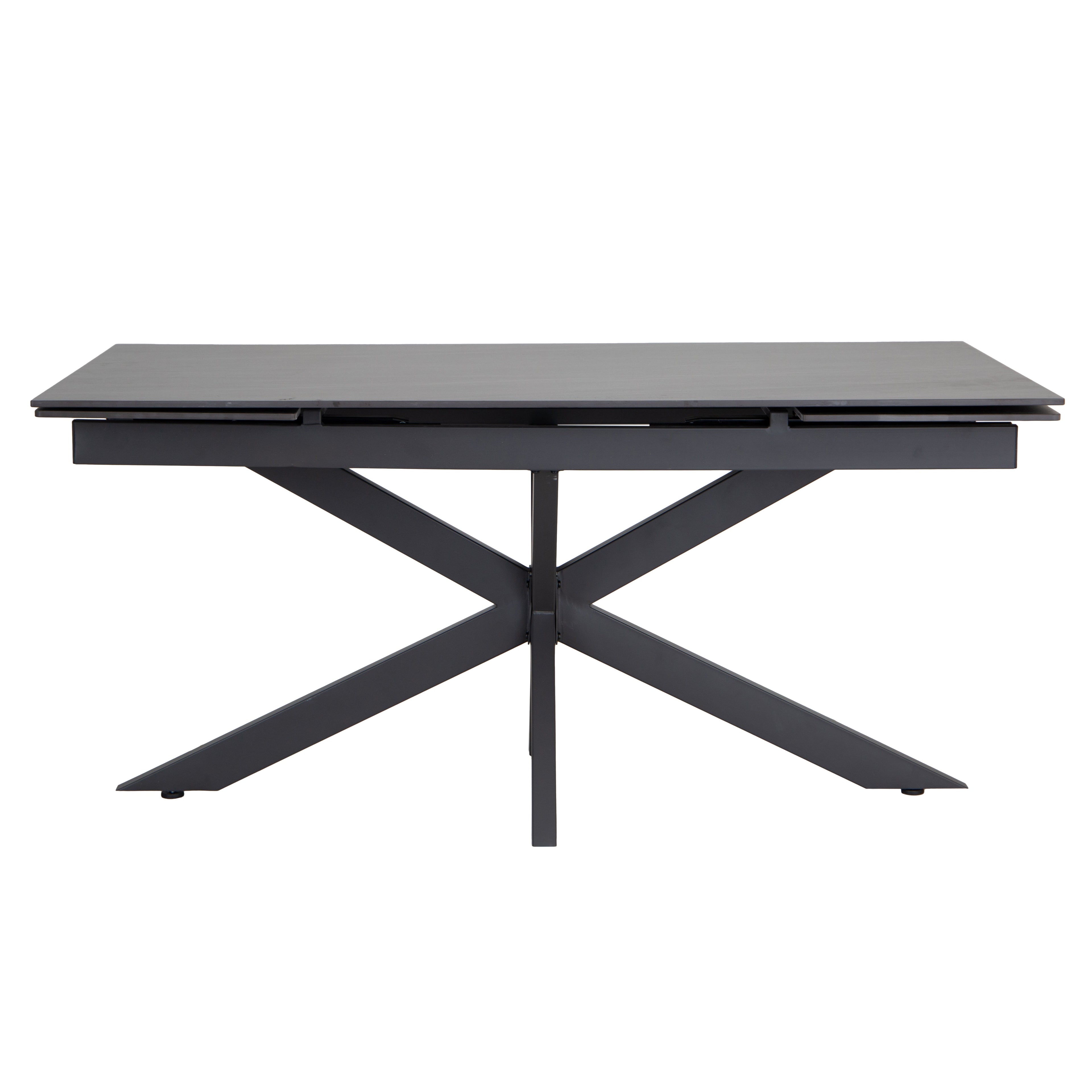 Selston Grey Sintered Stone 1.6m Extending Dining Table