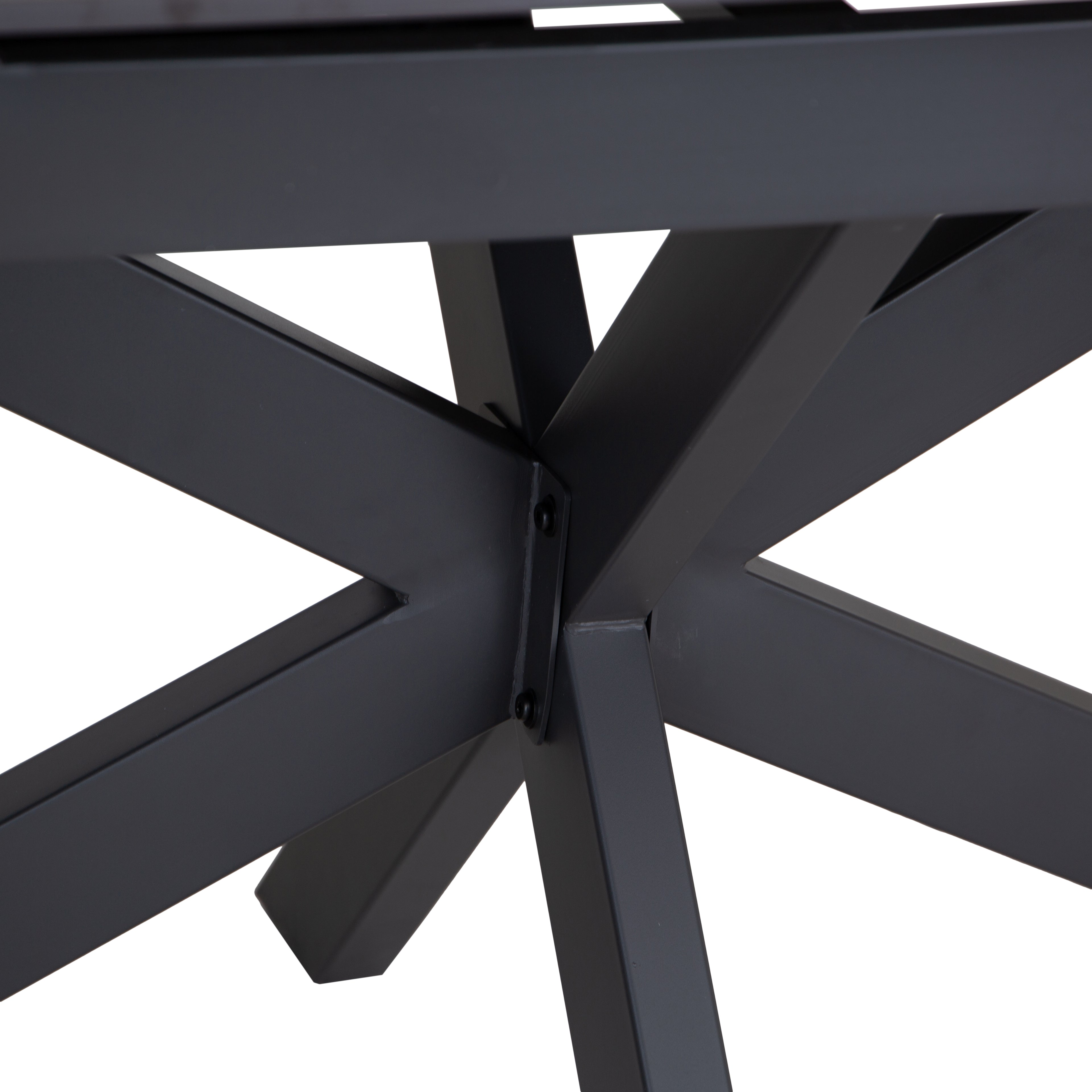 Selston Grey Sintered Stone 1.6m Extending Dining Table