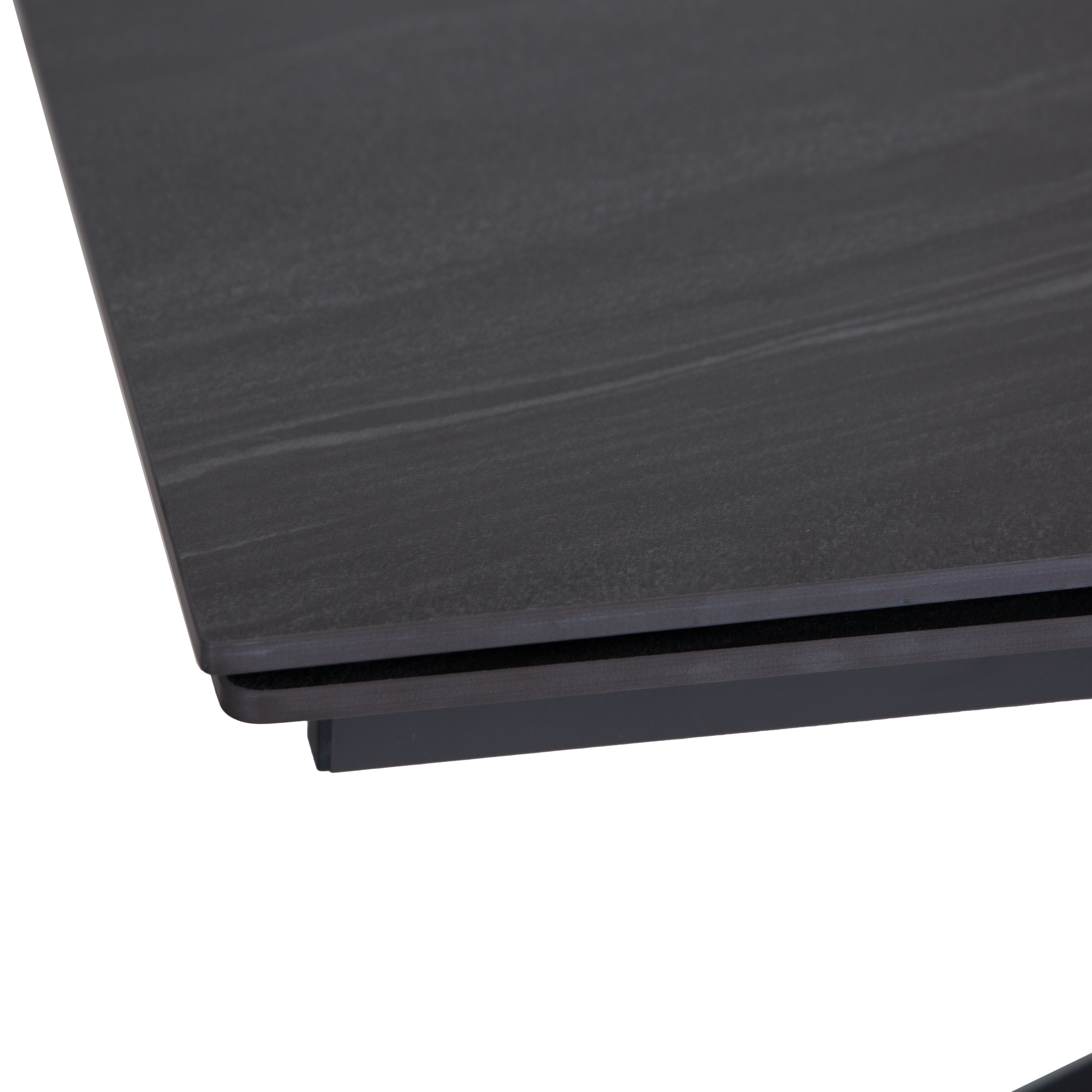 Selston Grey Sintered Stone 1.6m Extending Dining Table