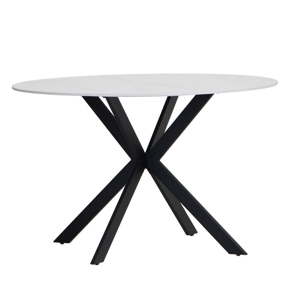 Stathern White Sintered Stone 1.2m Round Table