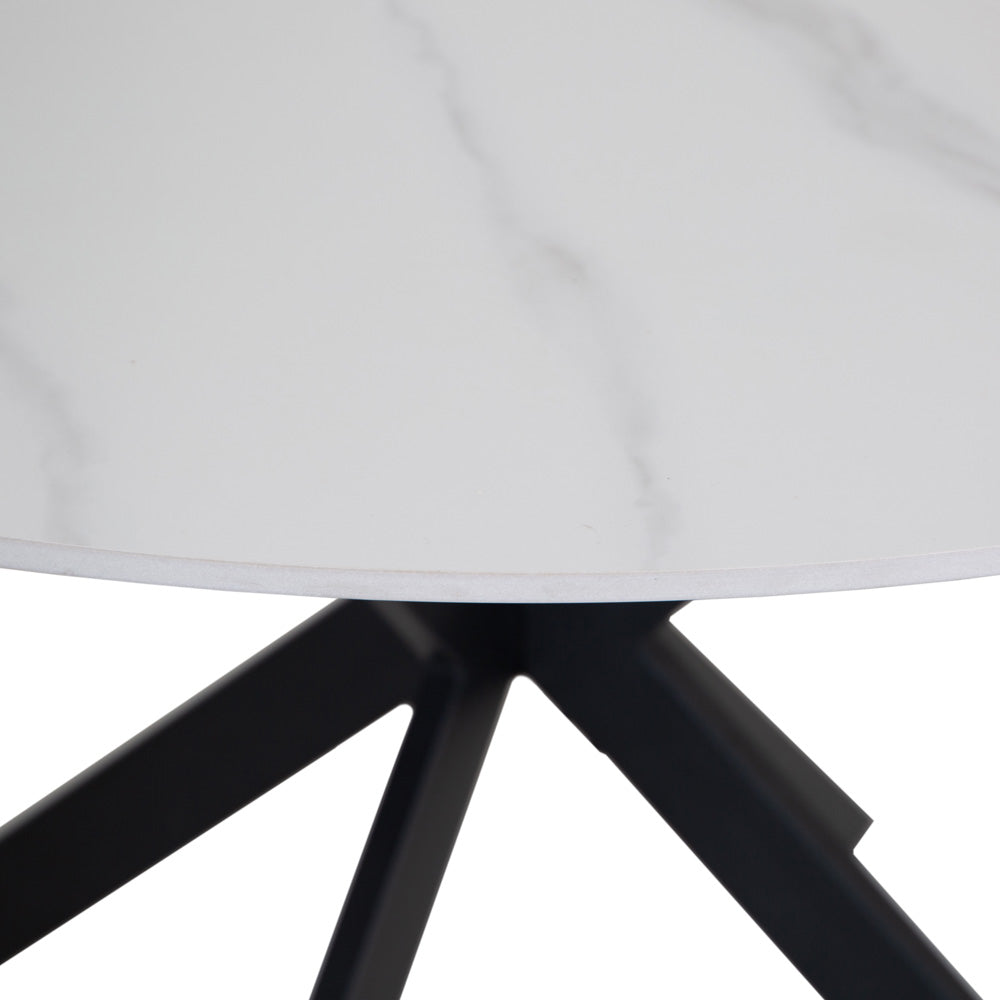 Stathern White Sintered Stone 1.2m Round Table