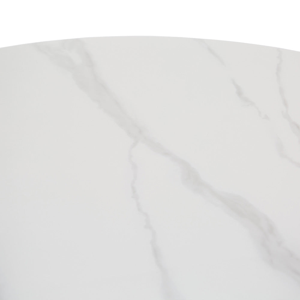 Stathern White Sintered Stone 1.2m Round Table