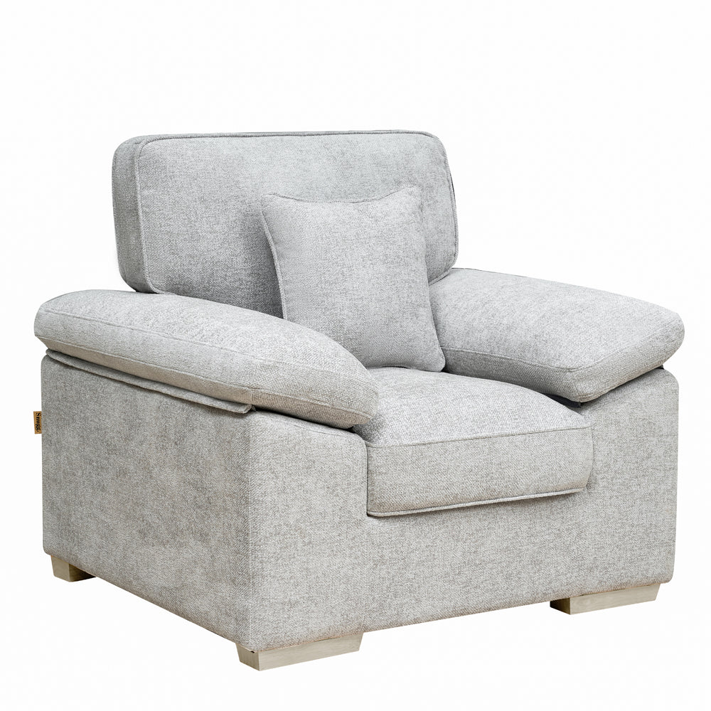 York Grey Armchair