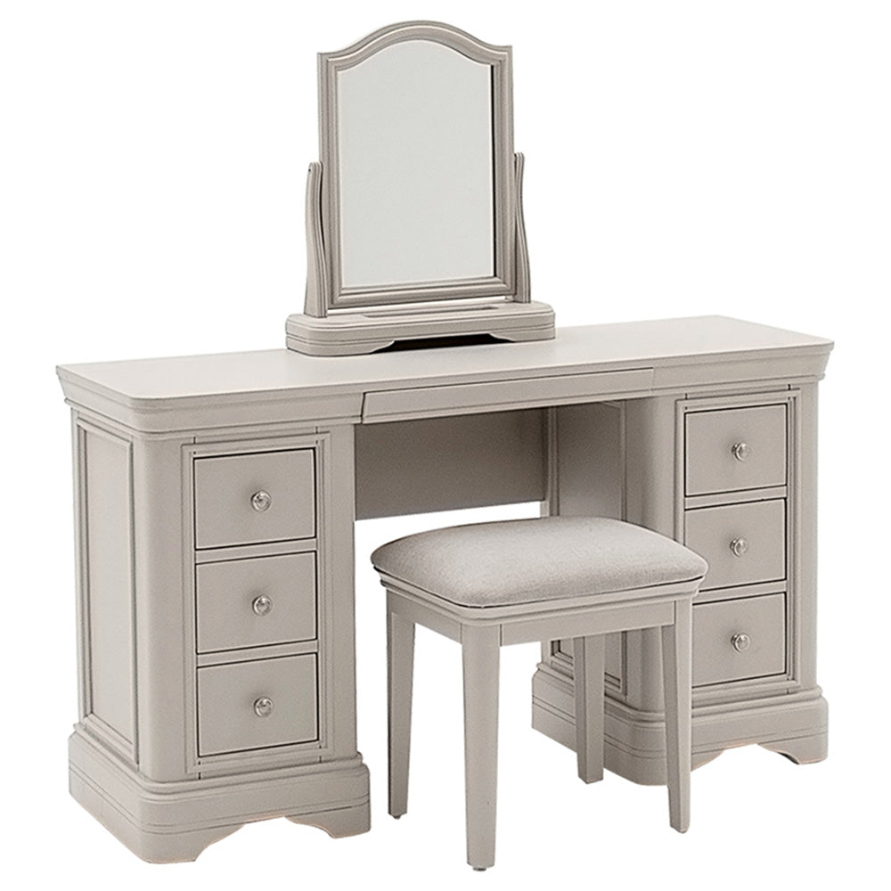 Harrington Taupe Painted Vanity Mirror