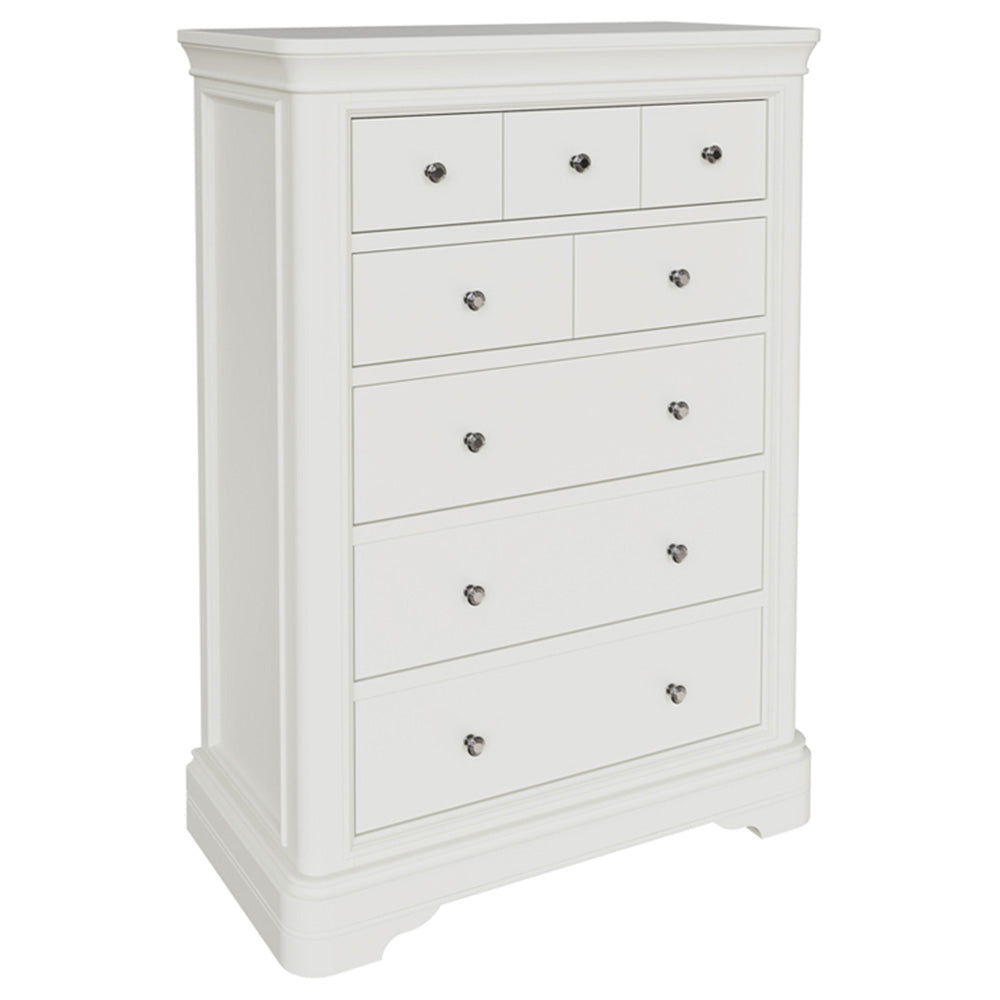Harrington Bone Painted 8 Drawer Chest