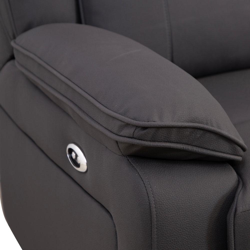 Milan Mocha Power Recliner 3 Seater Sofa