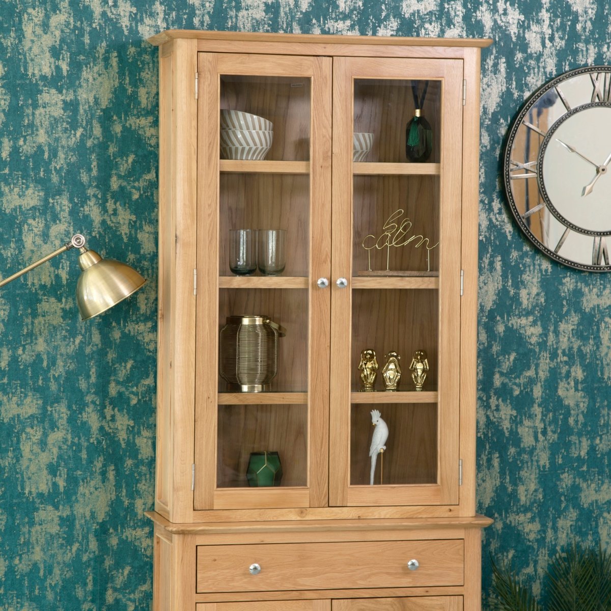 Bergen Oak Mini Sideboard Top - The Furniture Warehouse
