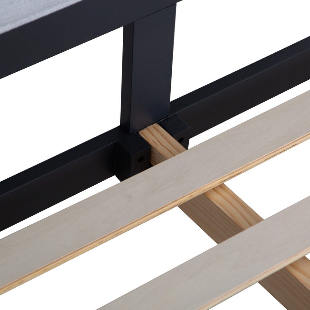 Banbury Midnight Grey Painted Double Bed Frame