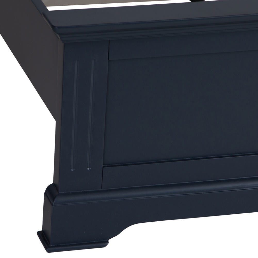 Banbury Midnight Grey Painted Double Bed Frame