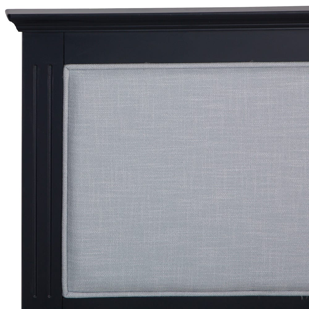 Banbury Midnight Grey Painted Double Bed Frame