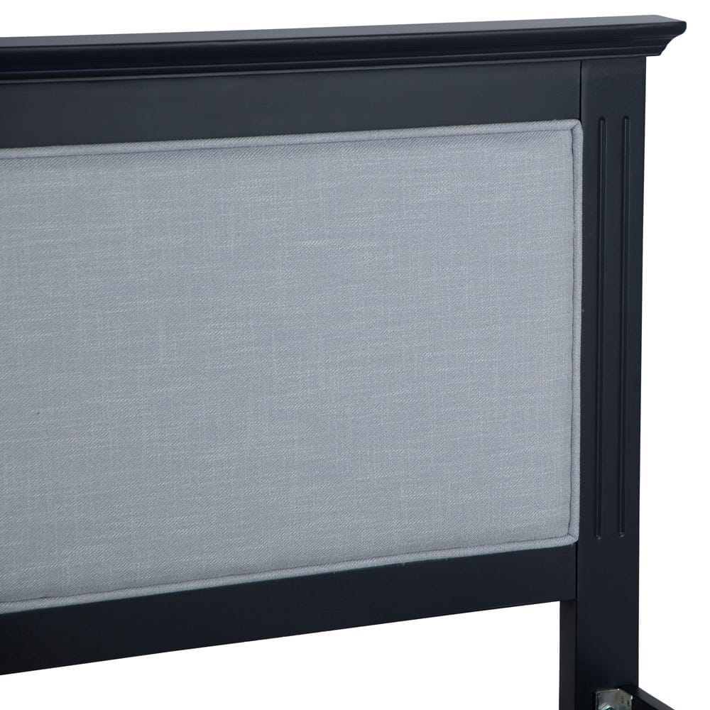 Banbury Midnight Grey Painted Double Bed Frame