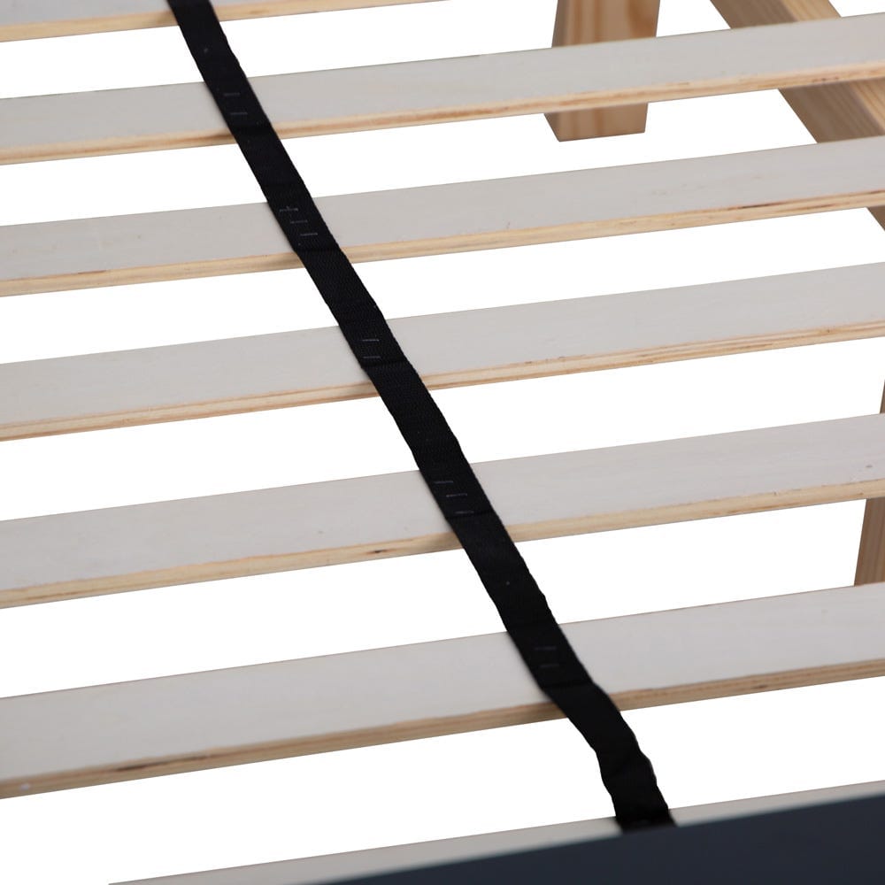 Banbury Midnight Grey Painted Double Bed Frame