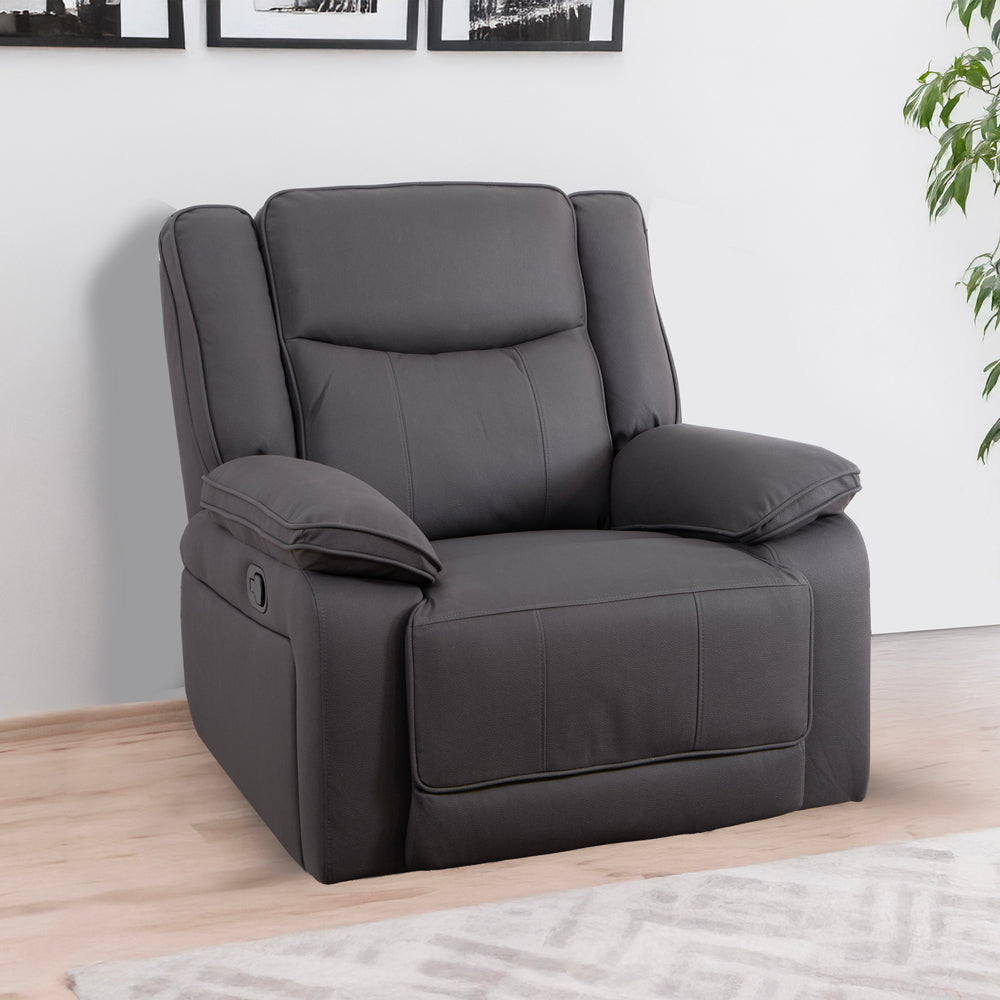 Milan Mocha Manual Recliner Armchair