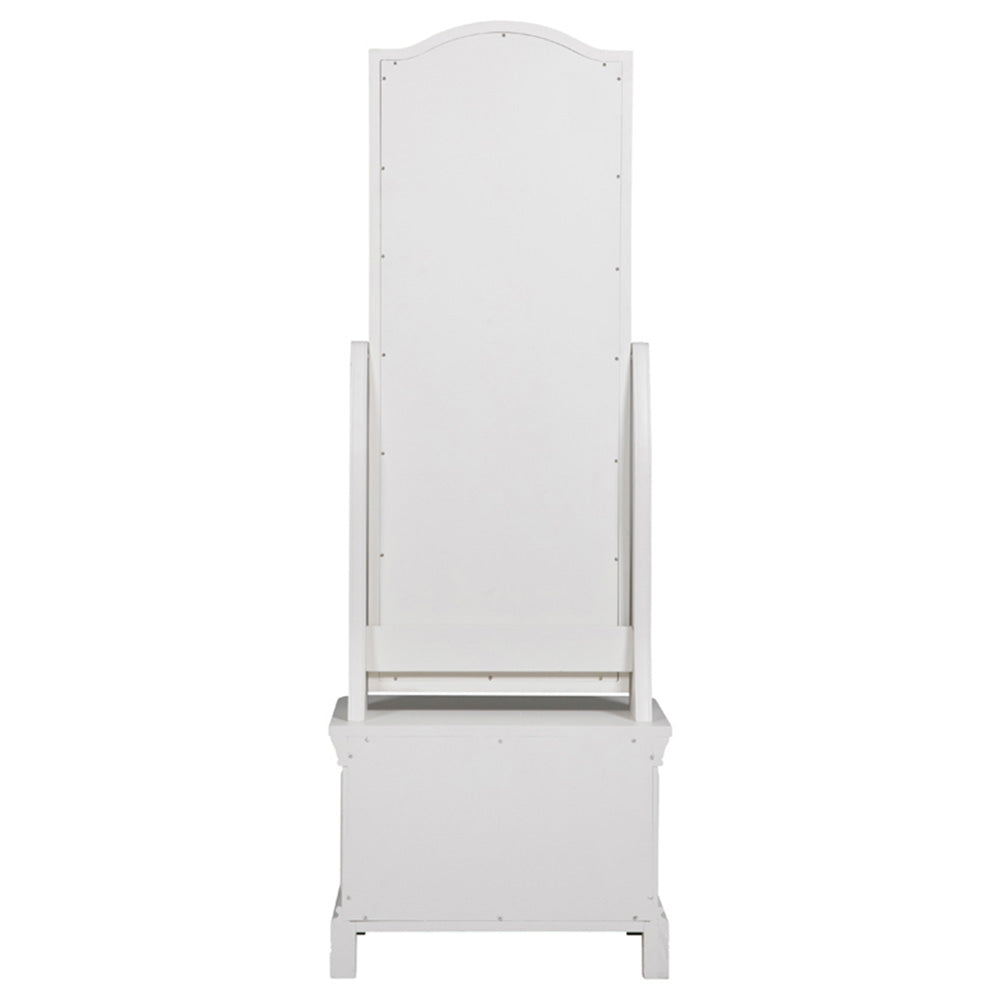 Harrington Bone Painted Cheval Mirror