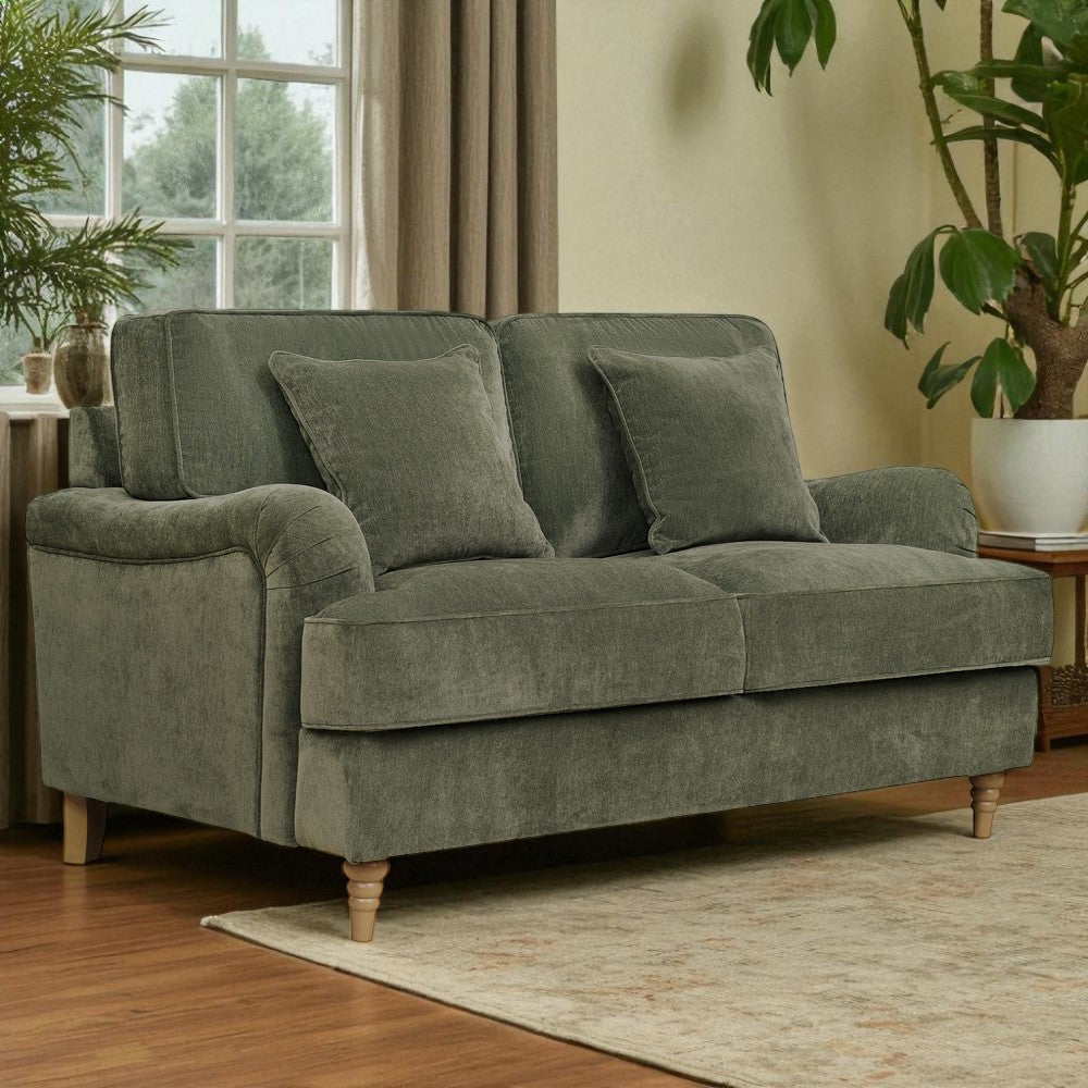 Stowe Forest Green 2 Seater Sofa
