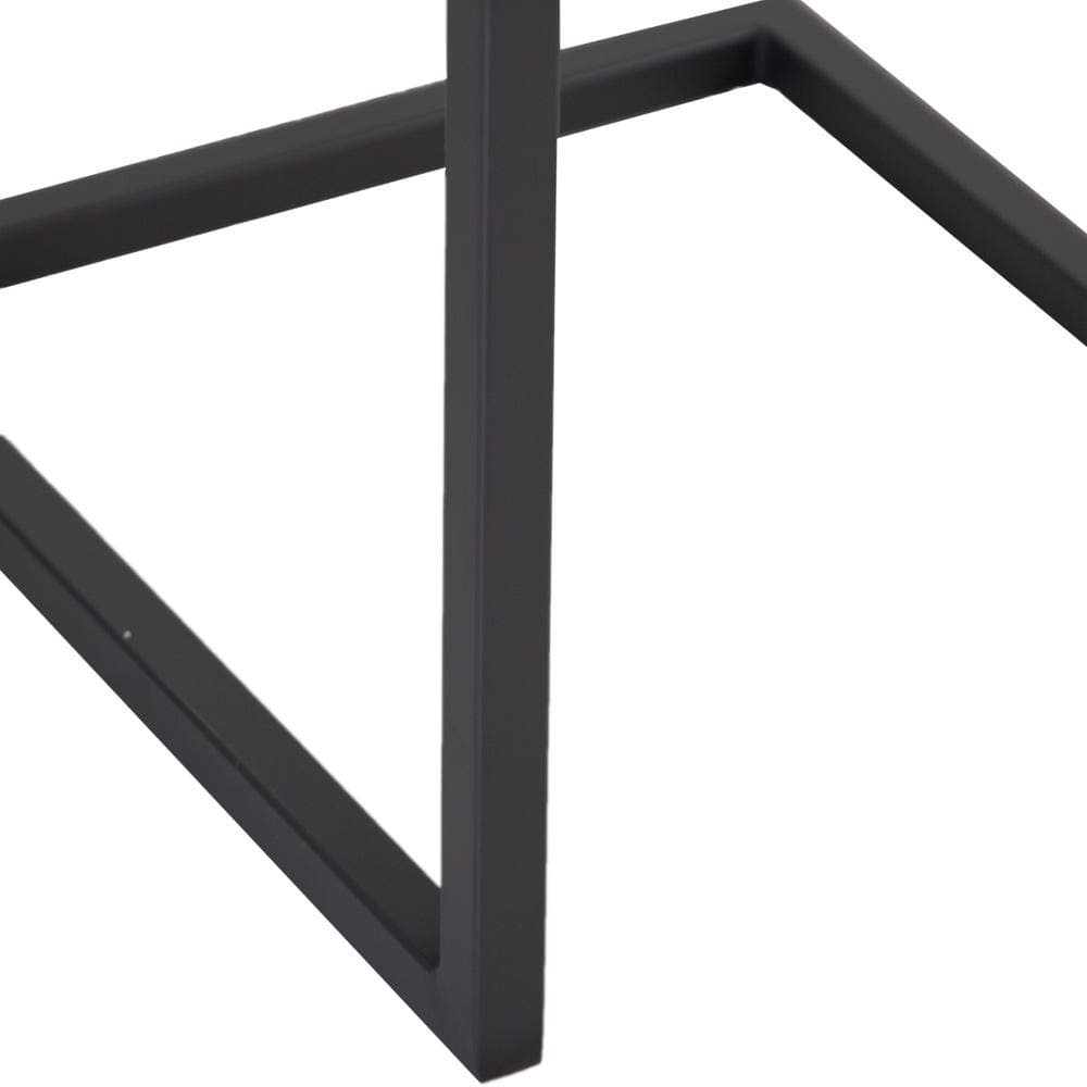 Industrial Grey Diamond Stitch Dining Chair