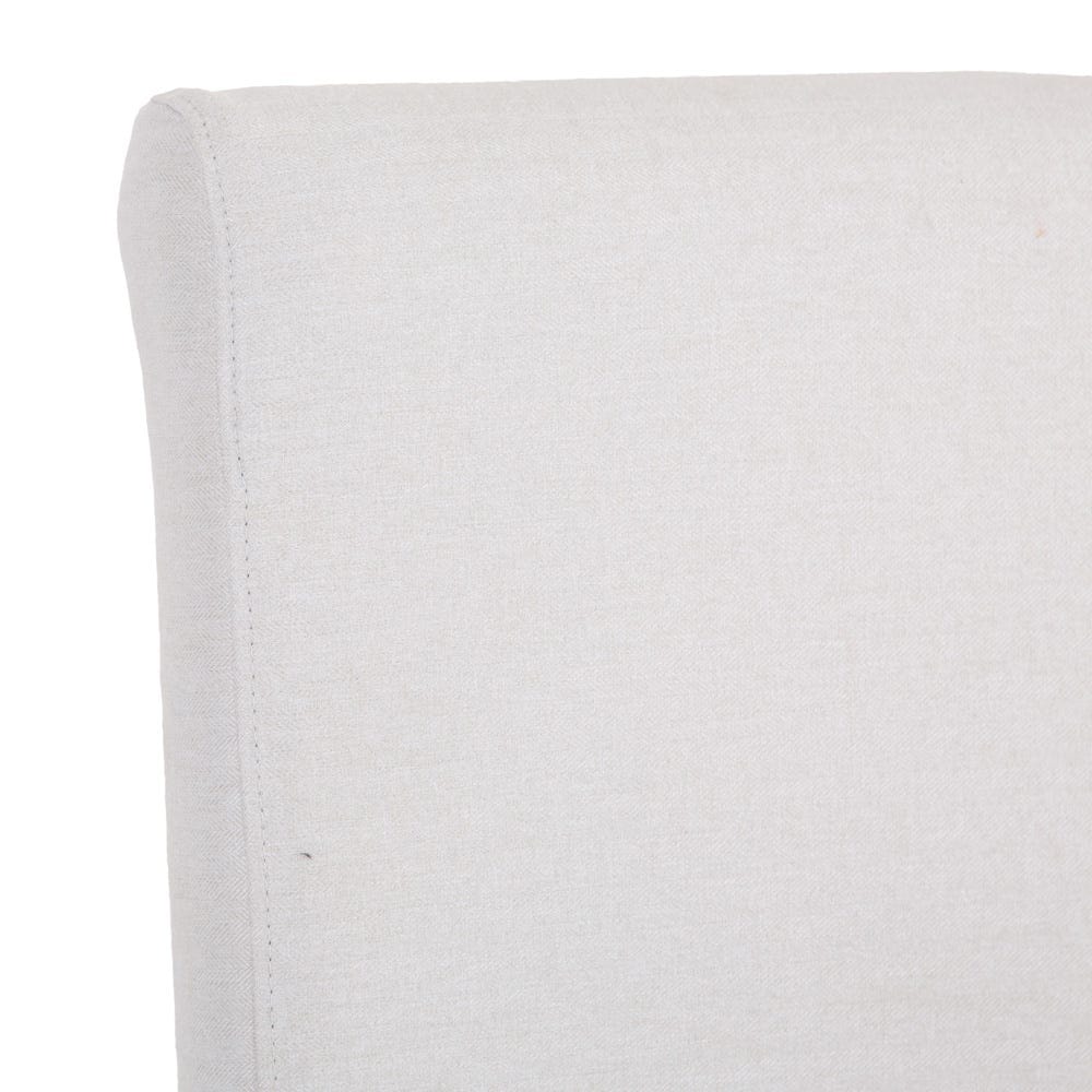 Holcombe Beige Classic Scroll Back Dining Chair