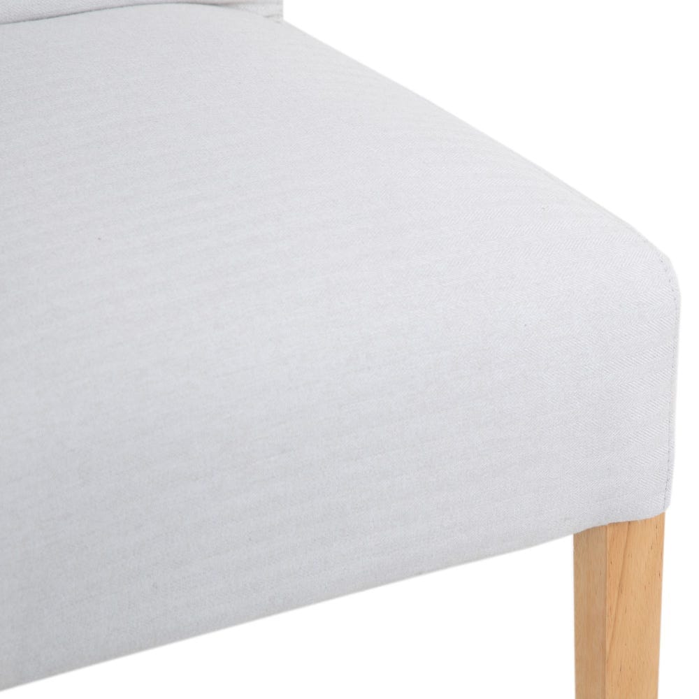 Holcombe Beige Classic Scroll Back Dining Chair