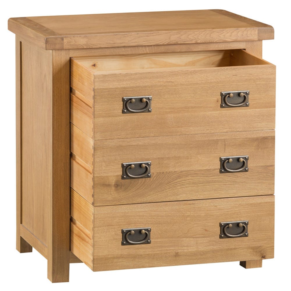 Winchester Oak Chest of 3 Drawers