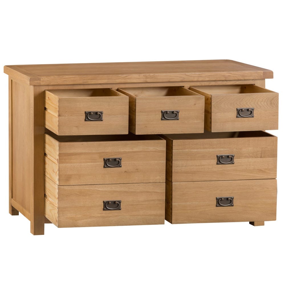 Winchester Oak 3 Over 4 Chest
