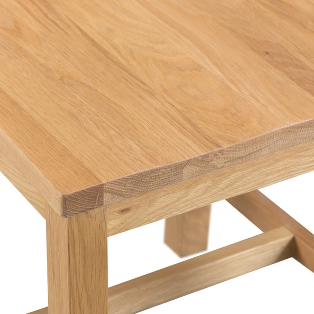 Winchester Oak Cross Back Chair With Wooden Seat