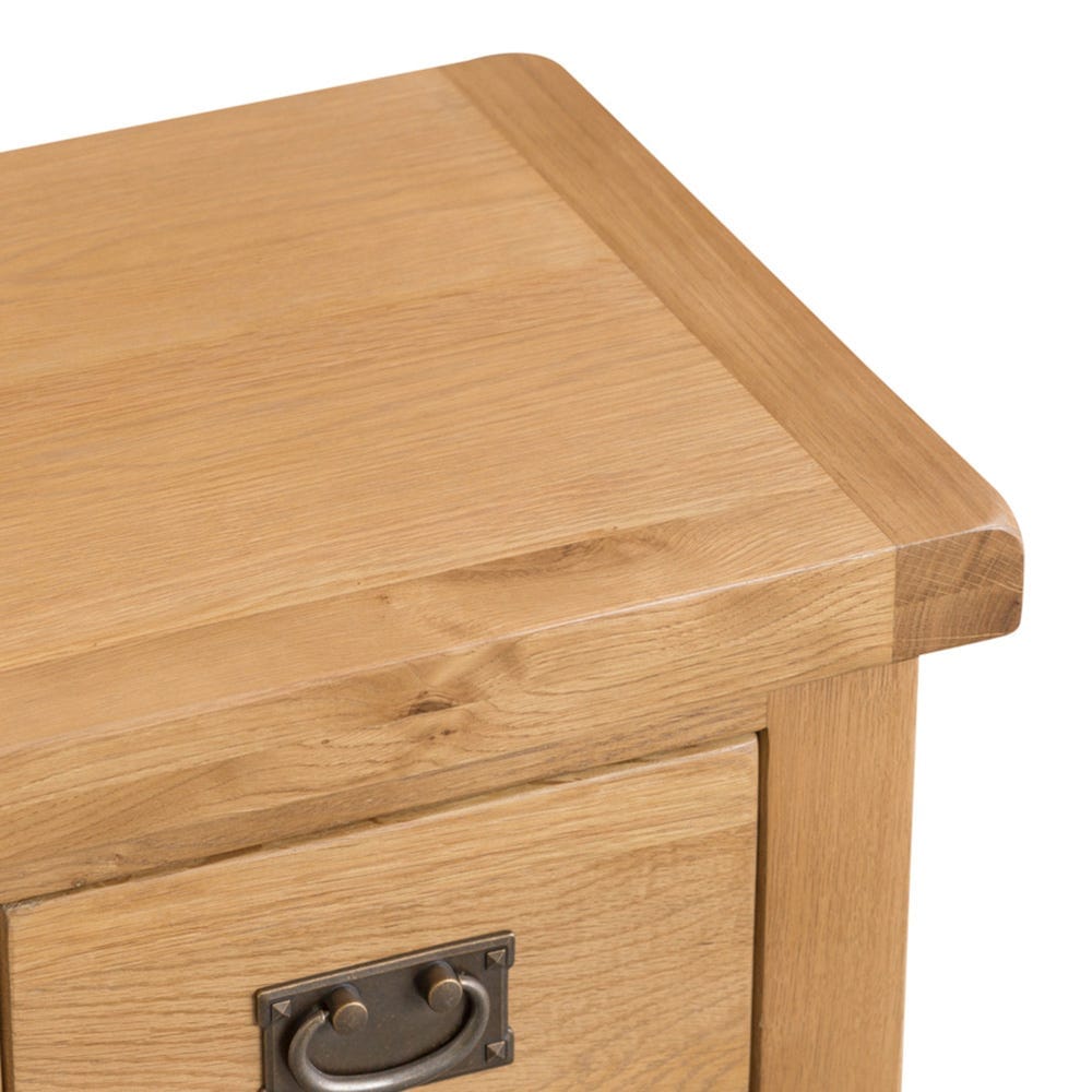 Winchester Oak Large 3 Drawer Bedside