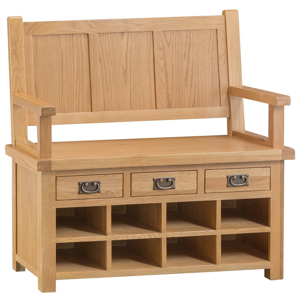 Winchester Oak Monks Bench