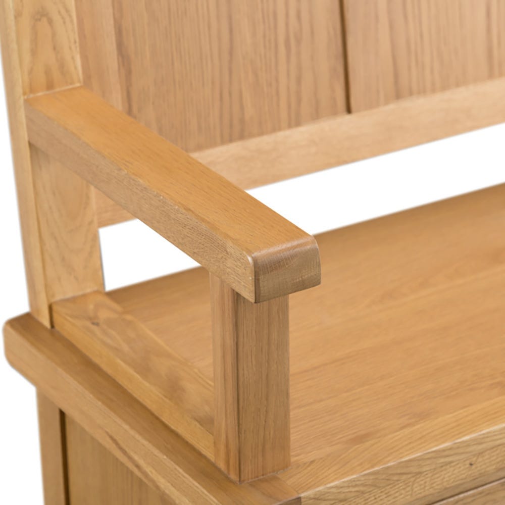 Winchester Oak Monks Bench