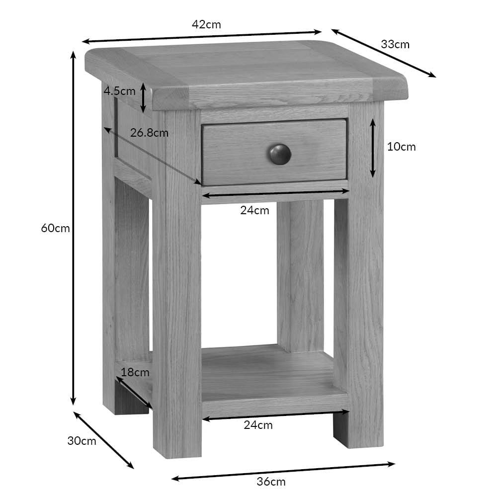 Winchester Oak Side Table