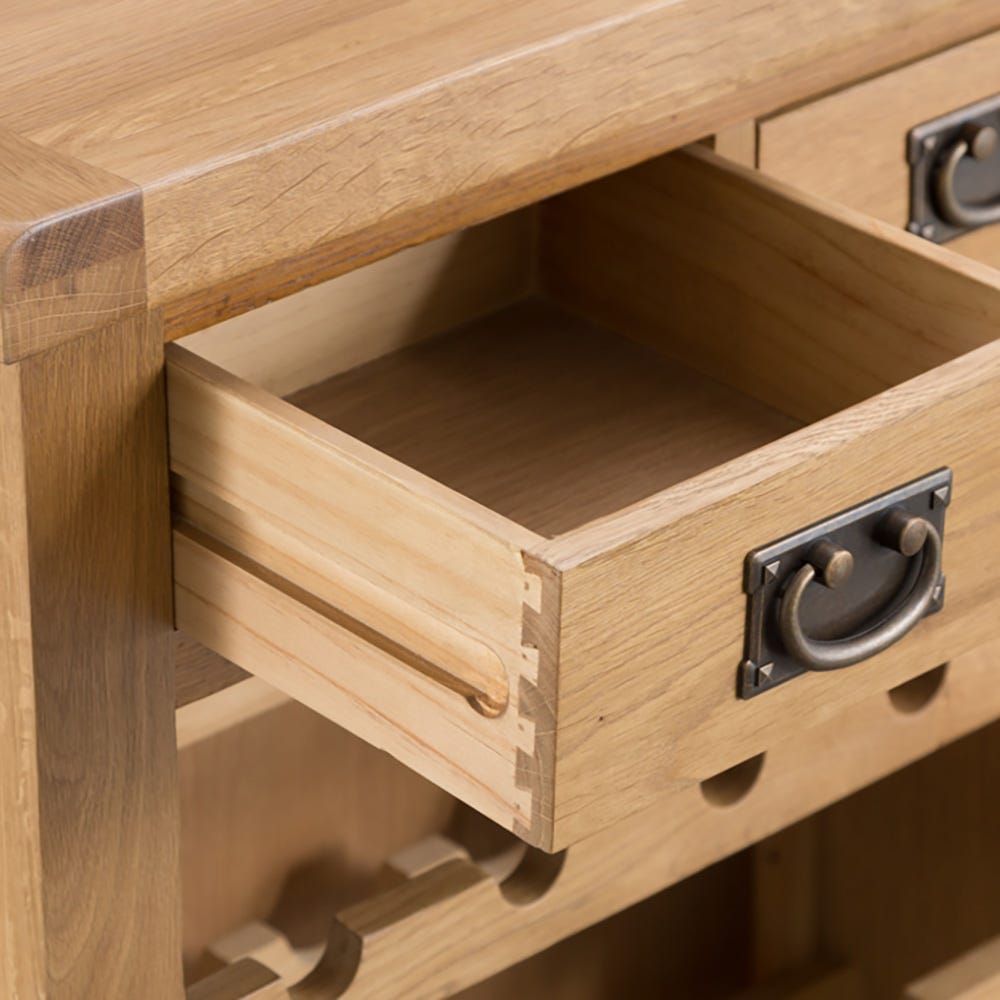 Winchester Oak Small Wine Rack