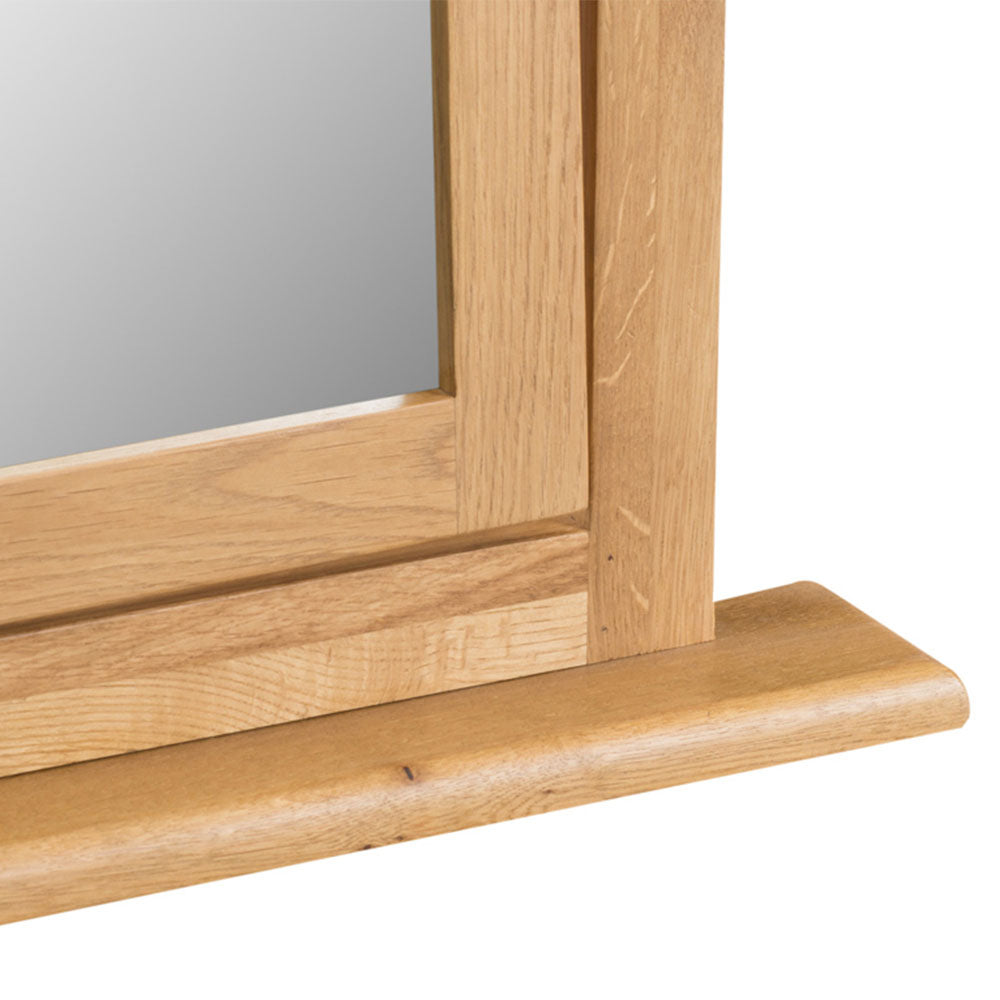 Winchester Oak Vanity Mirror