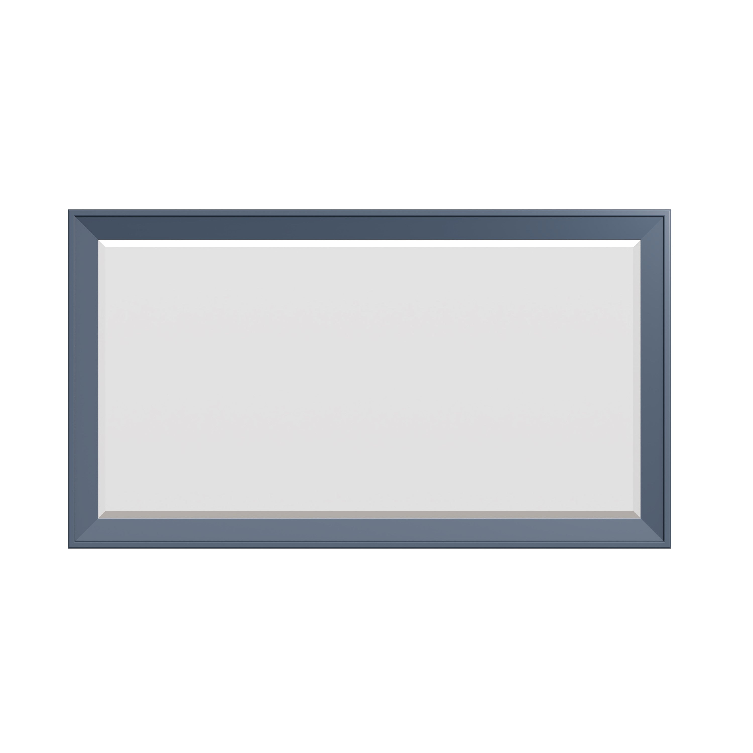 Wessex Smoked Oak Blue Painted Large Wall Mirror