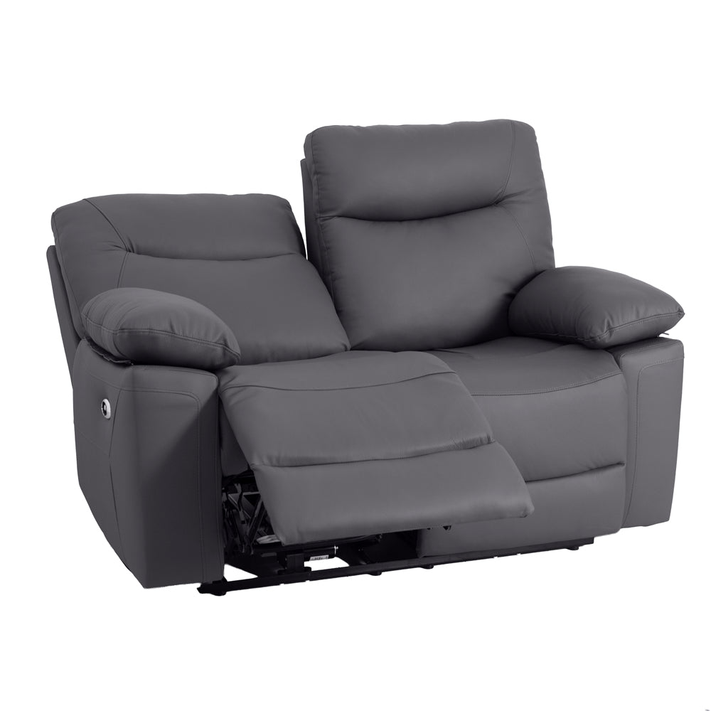 Florence Pewter Power Recliner 2 Seater Sofa