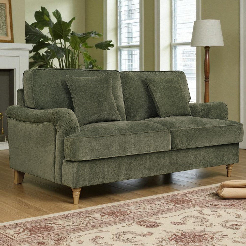 Stowe Forest Green 3 Seater Sofa