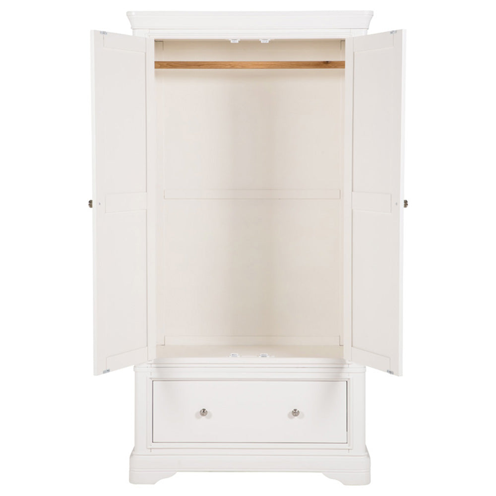 Harrington Bone Painted Double Wardrobe