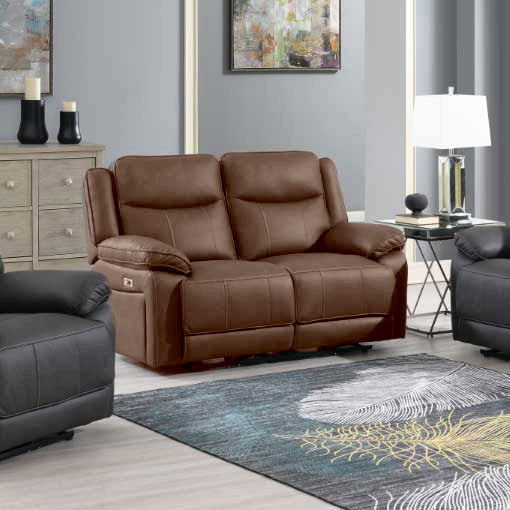 Richmond 2 Seater Sofa Manual Brown