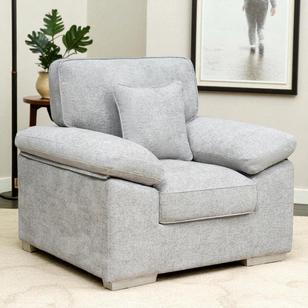 York Grey Armchair