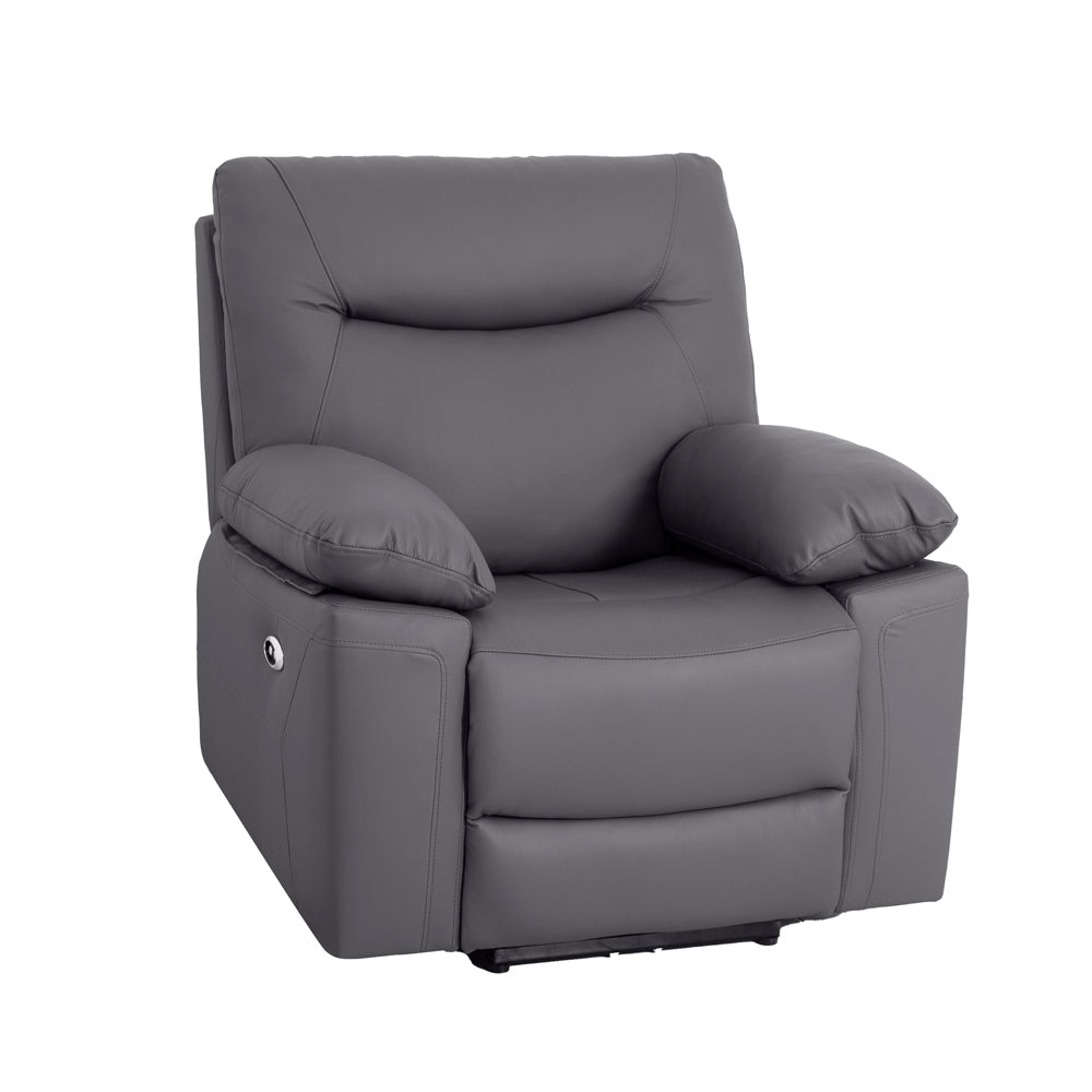 Florence Pewter Power Recliner Armchair