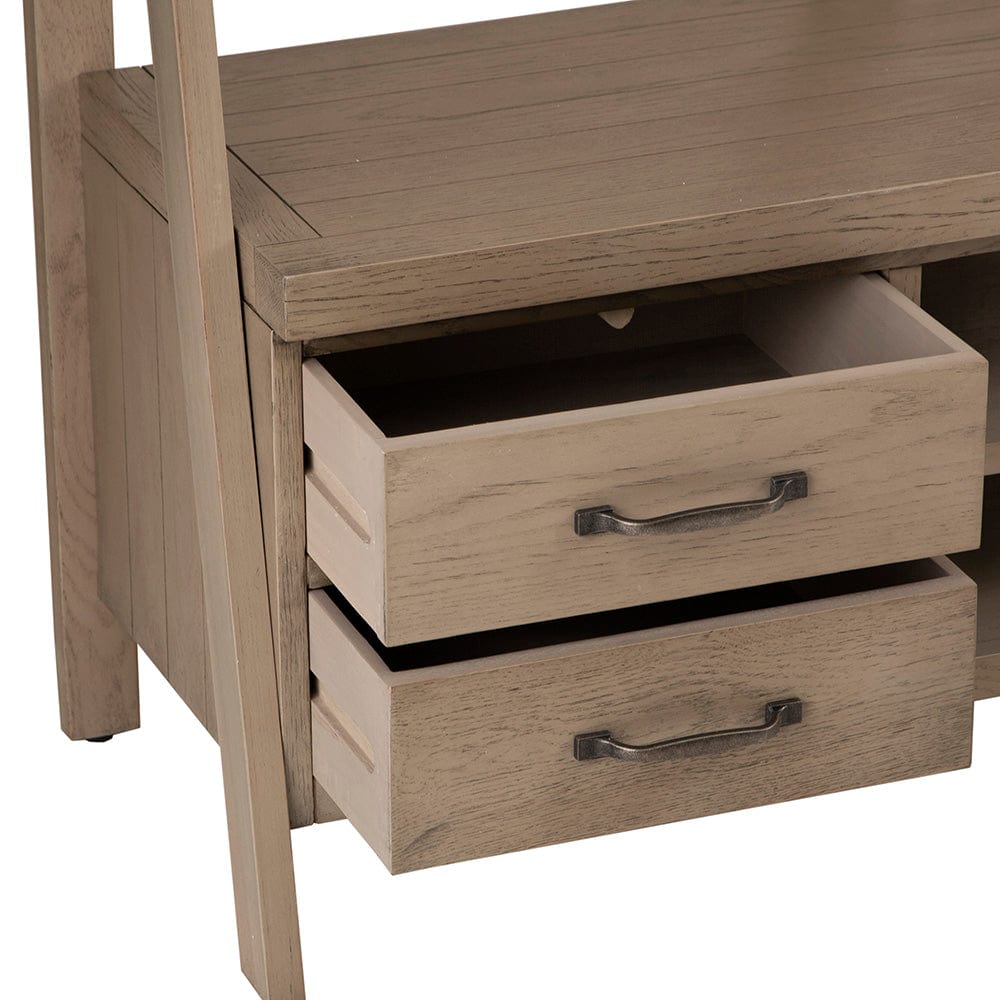 Falmouth Oak Bookcase TV Unit