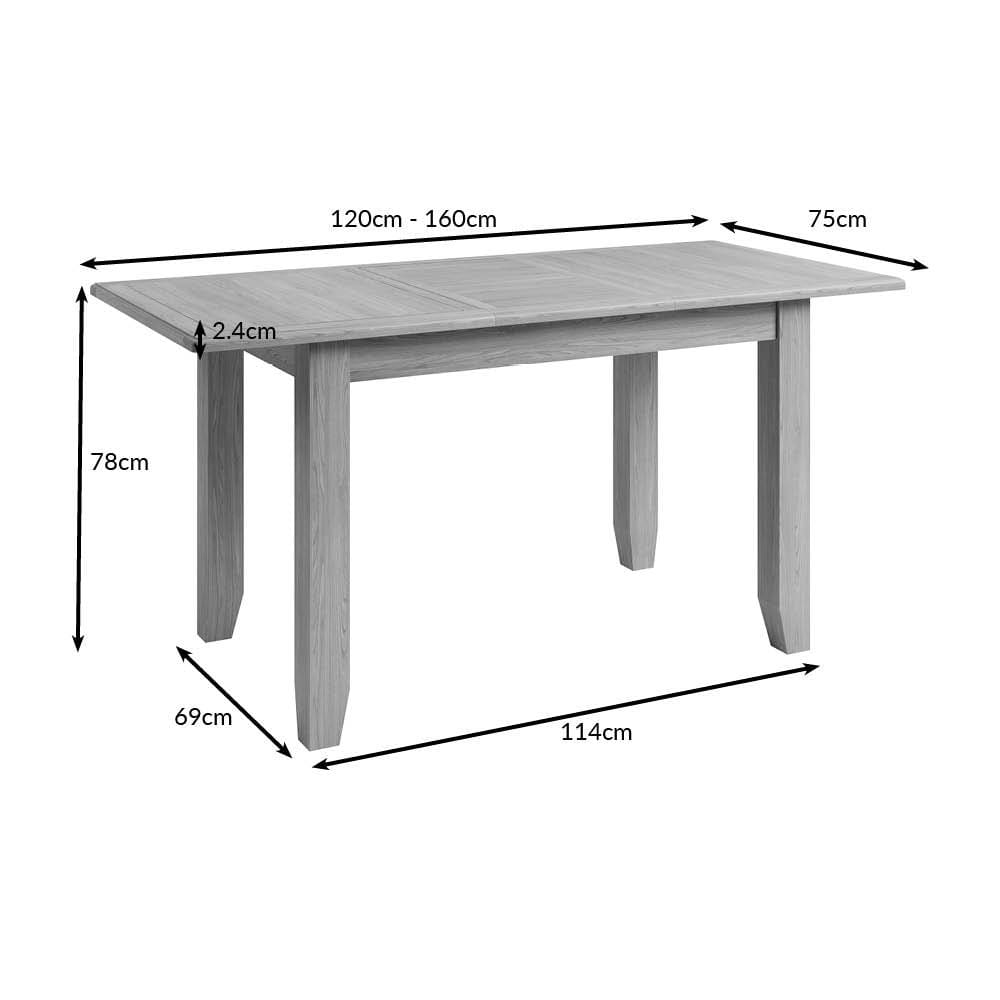 1.2m Extending Table